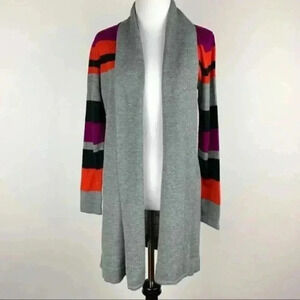 Hannah sweater sz S multicolored striped cardigan